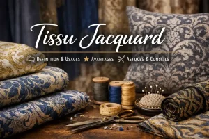Le Tissu Jacquard : définition, avantages, usages et conseils pour bien choisir