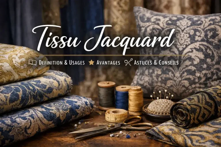 Le Tissu Jacquard : définition, avantages, usages et conseils pour bien choisir