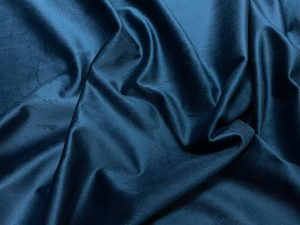 Velours de polyester bleu nuit