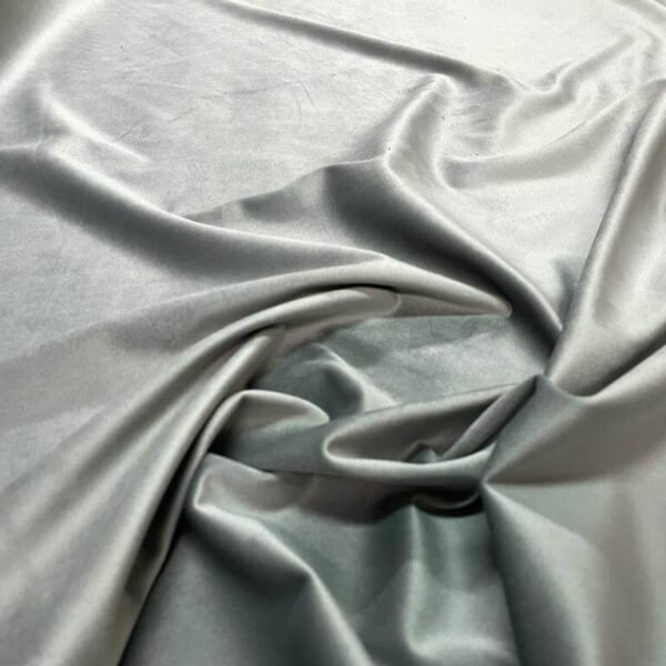 Velours de polyester gris clair