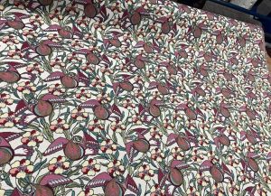 Jacquard Ameublement motif oiseau 1.40m