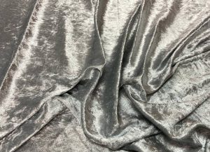 Panne de velours gris clair