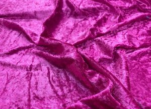 Panne de velours rose fuchsia