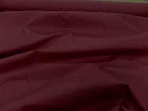 Popeline coton bordeaux