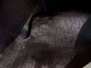 Voile de coton marron 100 %