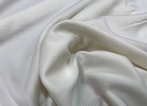 Gabardine coton viscose écrue