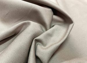 Gabardine de coton beige