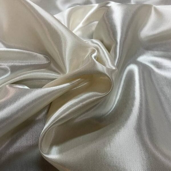 Satin Viscose blanc cassé