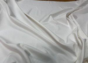 Satin coton épais blanc cassé