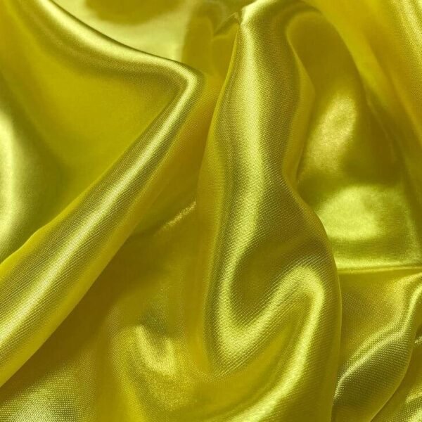 Satin polyester jaune