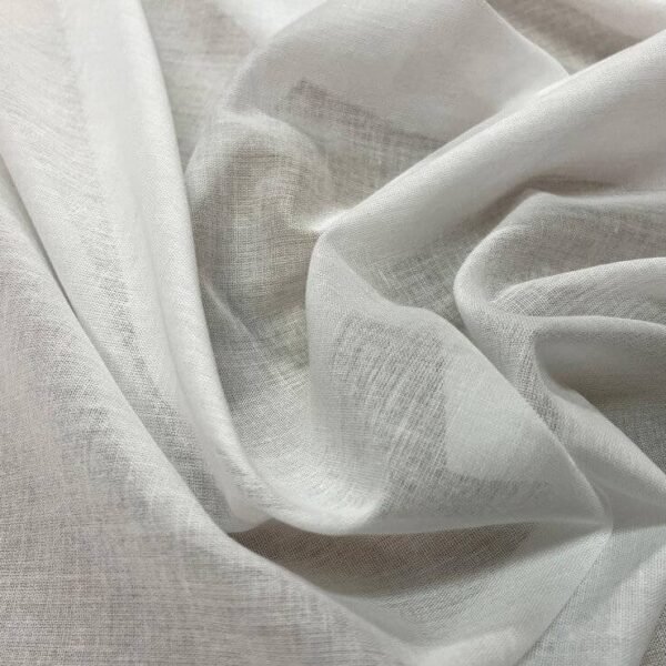 Thermocollant voile de coton blanc