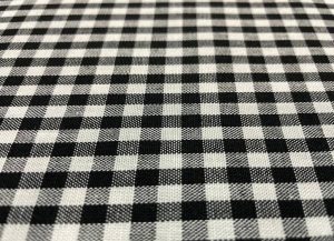 Vichy petit carreaux noir et blanc