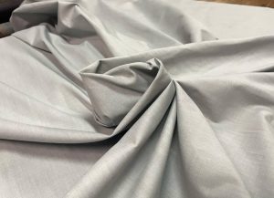 Coton polyester gris clair