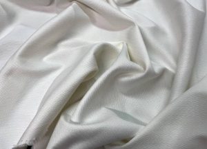 Chevron blanc 100% coton