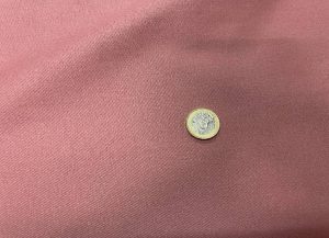 Gabardine coton lycra rose
