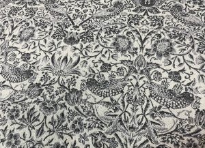 Jacquard Ameublement fleurs oiseaux