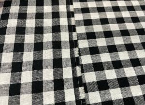 Vichy moyen carreaux noir et blanc