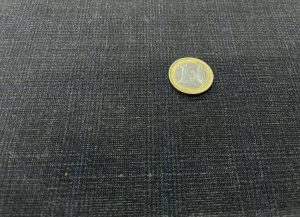 Tergal gris à carreaux 1,45m