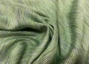 Tweed Style Channel vert et noir en 1,60m de large
