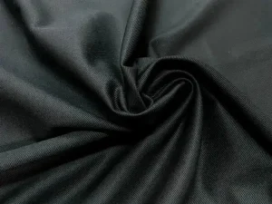 gabardine coton noir en 1.50L