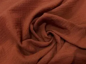 Double Gaze coton rouille en 1.45L