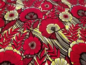 Wax Kindu tissu africain en 1.15L