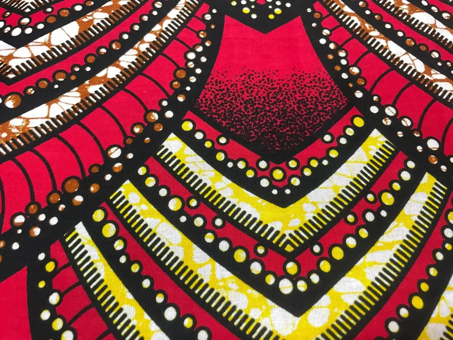 Tissu wax Maputo pour blouse femme couture