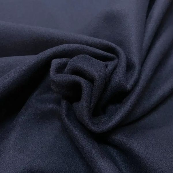 Tissu caban bleu marine