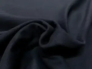 Tissu caban noir en 1.50m de large