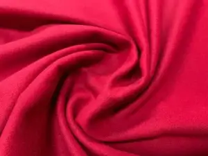Tissu caban rouge en 1.50m de large