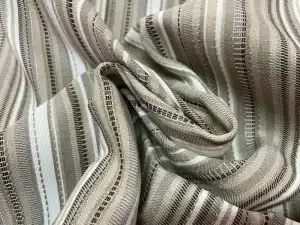 Bâche de store jacquard rayé beige