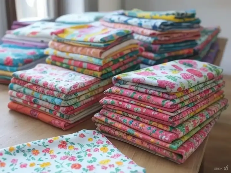 Tissus Coton Imprimé La Touche de Couleur pour Vos Créations