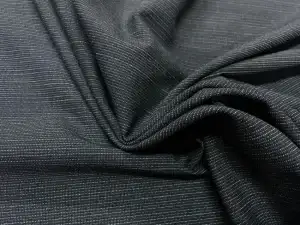 Tergal bleu nuit rayé stretch en 1.45L