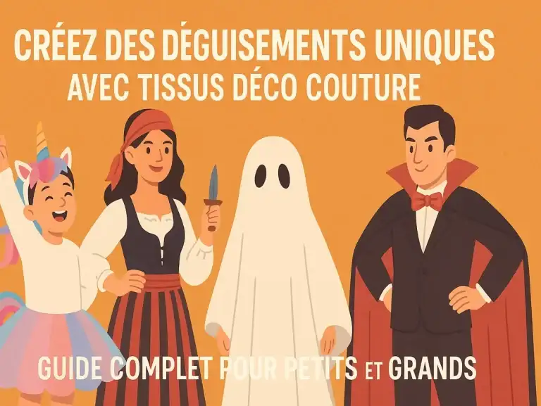 Image de présentation pour l'article de blog Créez des Déguisements Uniques avec Tissus Déco Couture