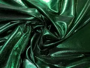 Jersey Lycra Lamé vert et noir en 1.50m de large