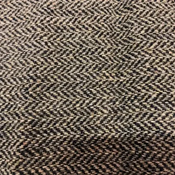 COUPON 1.60m laine motif chevron en 1.60L