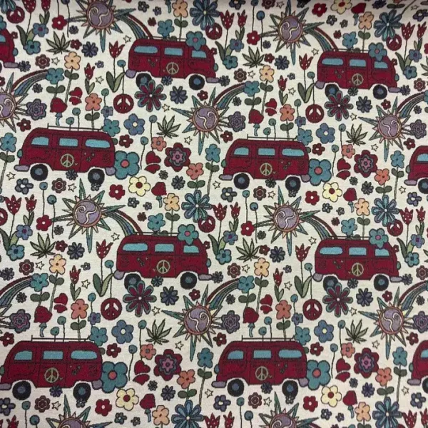 Jacquard camion style années 70 en 1.40L