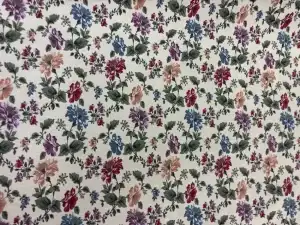 Jacquard fleurs classiques multicolores en 1.40L