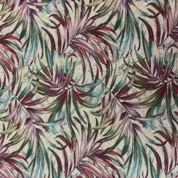 Jacquard motif Feuillage Abstrait en 1.40L