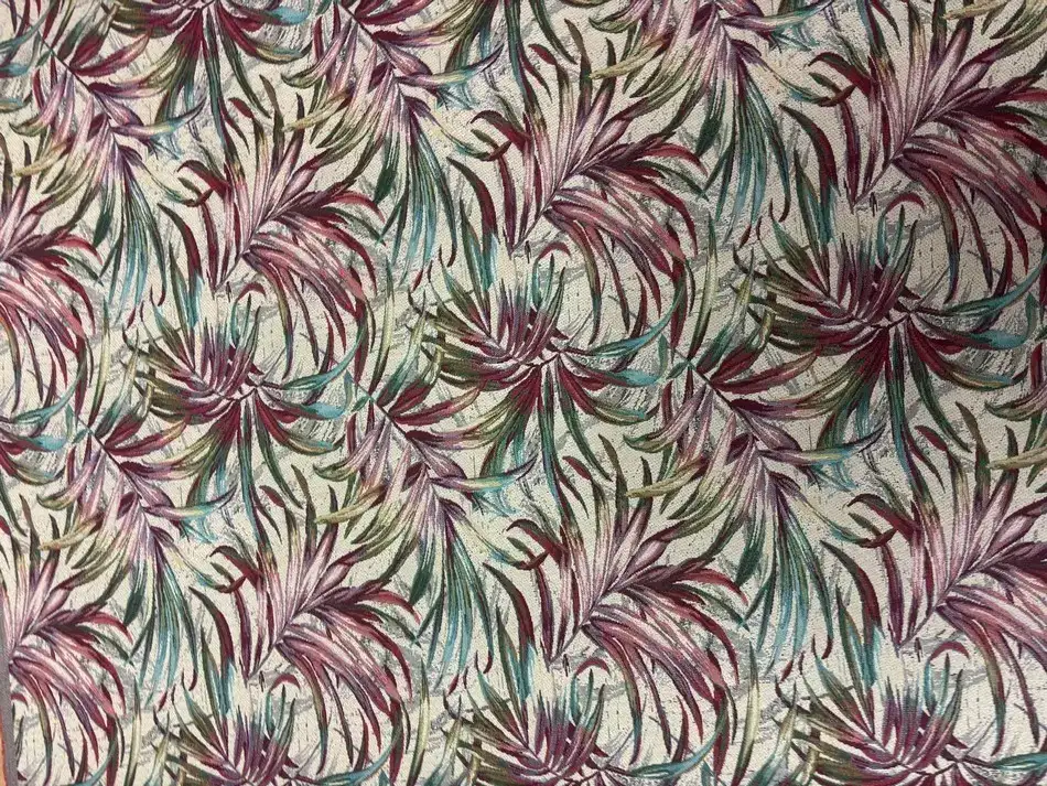 Jacquard motif Feuillage Abstrait en 1.40L