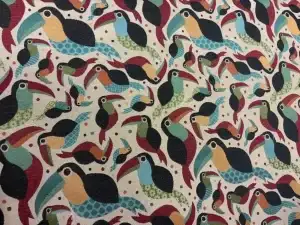 Jacquard motif Toucan en 1.40L