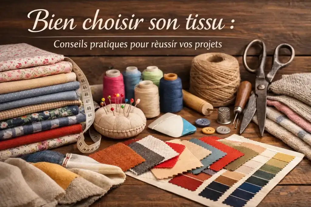 Bien choisir son tissu : conseils pratiques pour réussir vos projets couture et déco