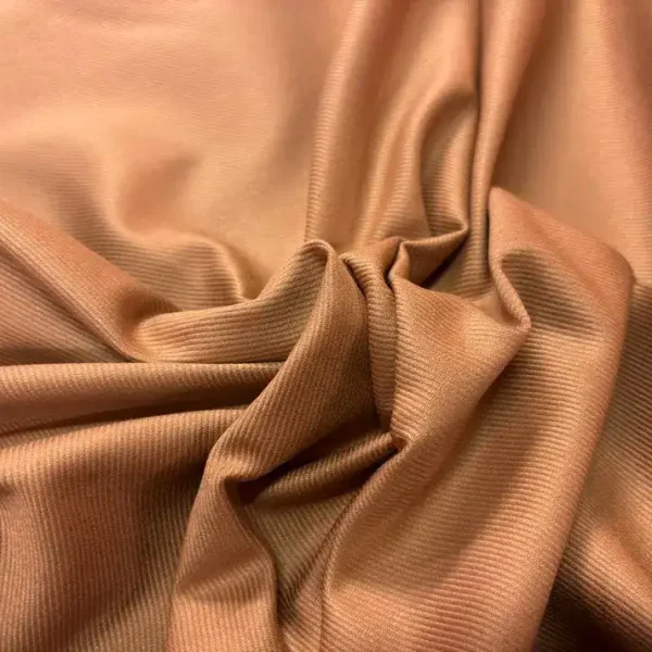 Gabardine de coton beige marron en 1.45L