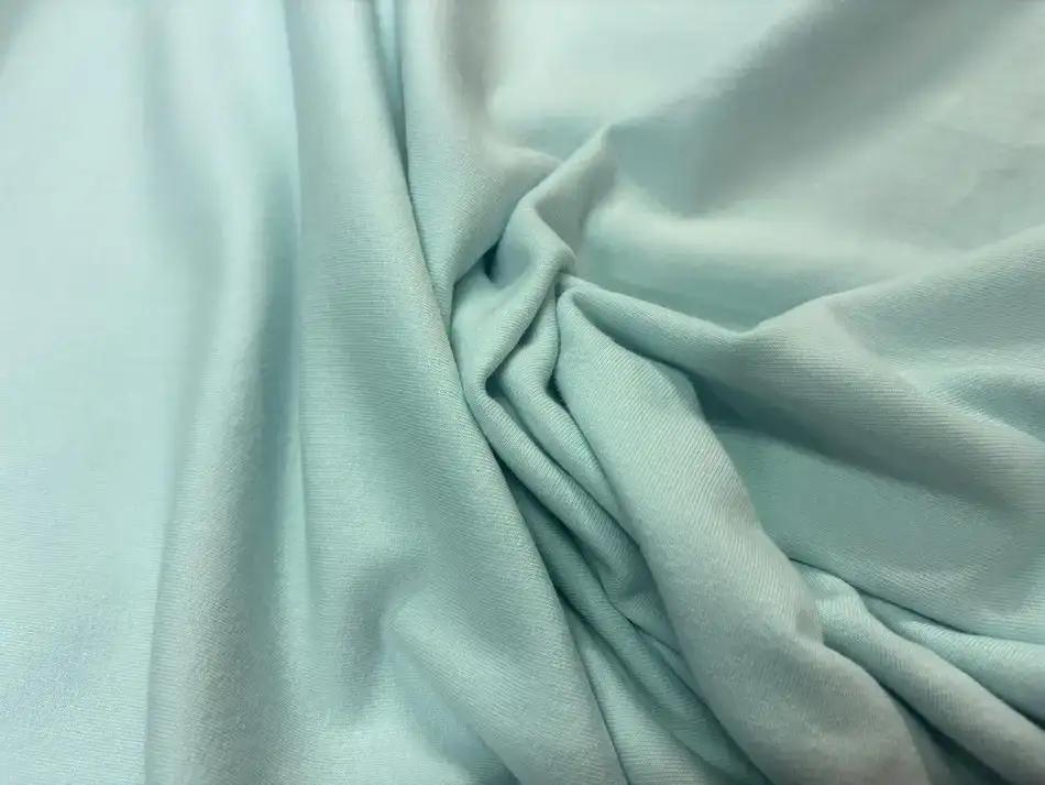 Molleton bleu pastel au mètre
