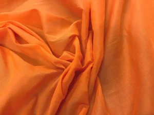 Voile de coton orange en 1.45L