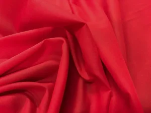 Voile de coton rouge en 1.45L