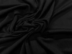 Jersey Bambou Coton Élasthanne Noir en 1.45L
