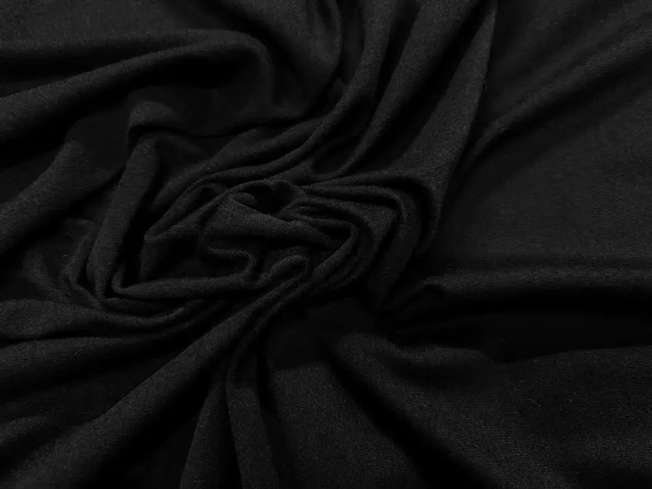 Jersey bambou noir amincissant et confortable