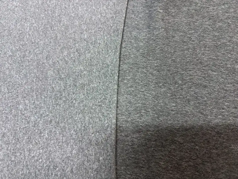 Quels tissus éviter quand on commence la couture ? 6 Lycra gris chiné en 1.45L tissu extensible difficile pour débutant couture