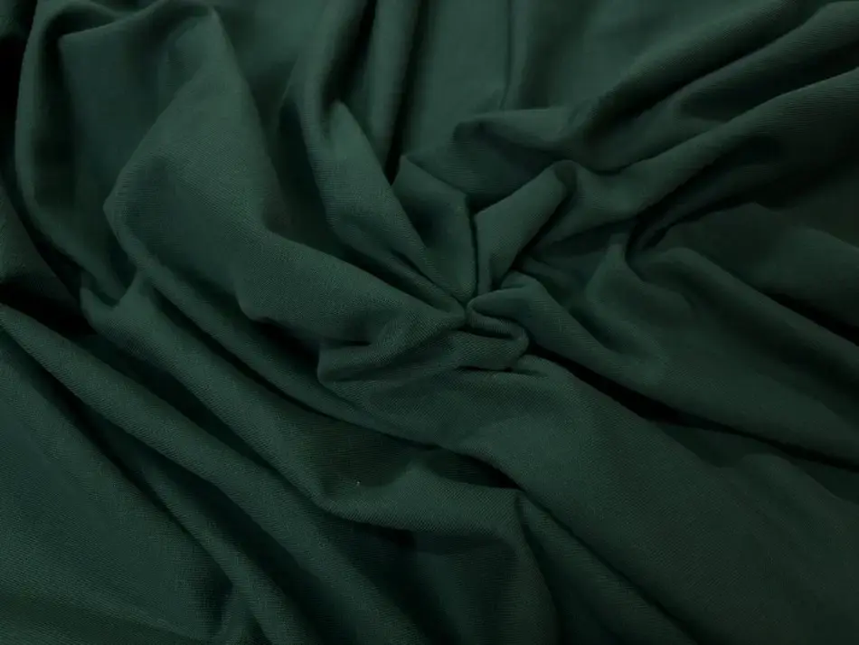Molleton fin de coton vert sapin pour sweat-shirt